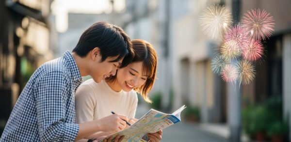 隅田川花火大会-デート